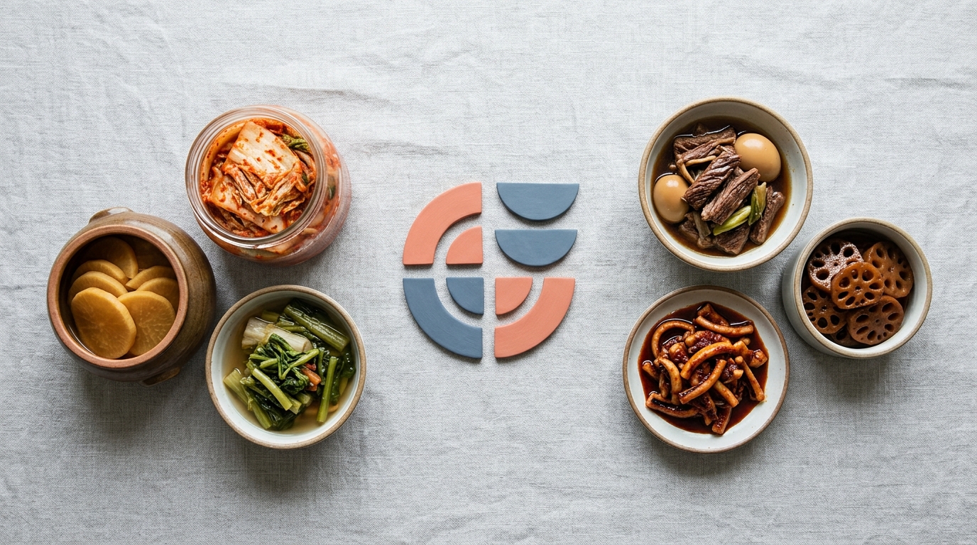 반찬 종류별 첨가물 포함 비율을 시각화한 이미지